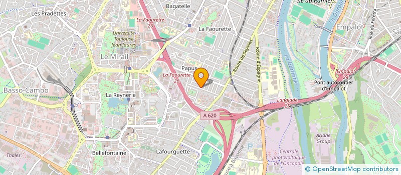 localisation de l'entreprise MADAME HADJAR BENBEGHDAD  TOULOUSE