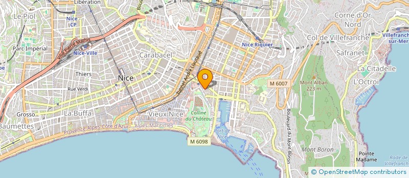 localisation de l'entreprise MADAME HADJARATOU KADIYOGO à NICE