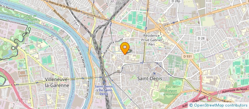 localisation de l'entreprise MADAME HADJER BENZEMOUR à SAINT-DENIS