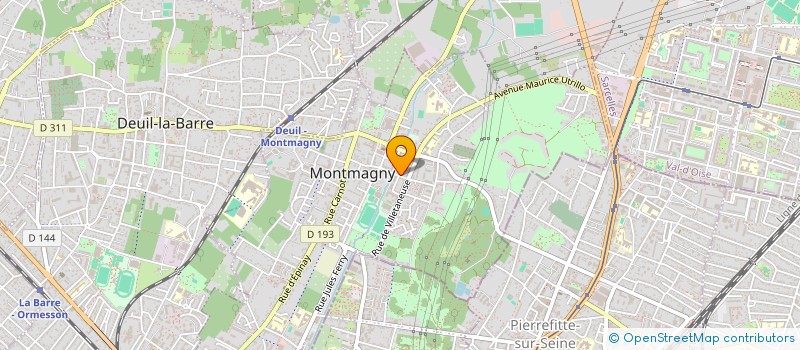 localisation de l'entreprise MADAME HADJER BOUCHAREB  MONTMAGNY