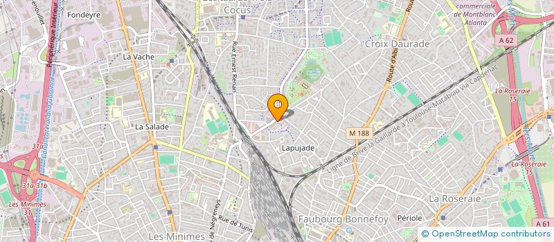 localisation de l'entreprise MADAME HADJER BOUKELLAL  TOULOUSE