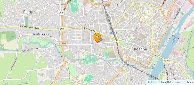 localisation de l'entreprise MADAME HADJER DJAID à ROANNE