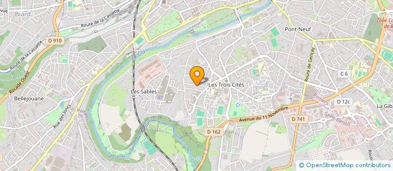 localisation de l'entreprise MADAME HADJER GACEB  POITIERS