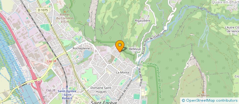 localisation de l'entreprise MADAME HADJER GOURI  SAINT-EGREVE