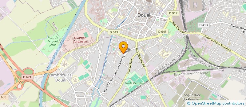 localisation de l'entreprise MADAME HADJER KADI  DOUAI