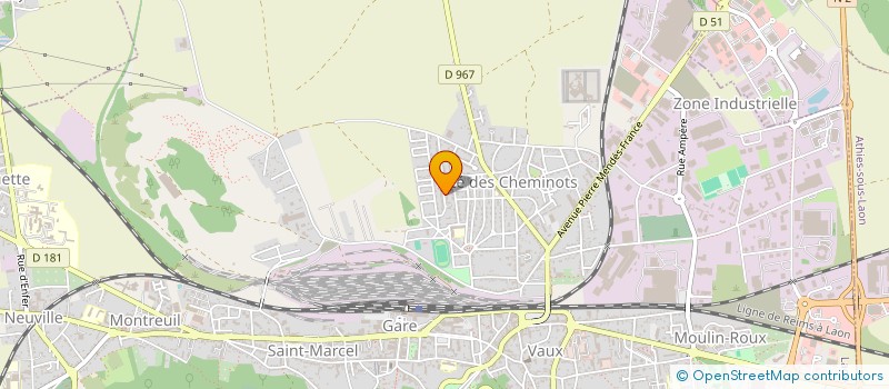 localisation de l'entreprise MADAME HADJER LARID à LAON