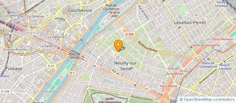 localisation de l'entreprise MADAME HADJER OUALI à NEUILLY-SUR-SEINE