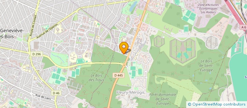 localisation de l'entreprise MADAME HADJER RIGHI  FLEURY-MEROGIS