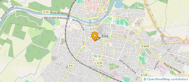 localisation de l'entreprise MADAME HADJERETOU LOUFOUANDI à DAX