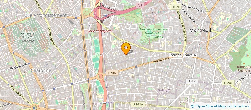 localisation de l'entreprise MADAME HADJIDIETOU COULIBALY à MONTREUIL