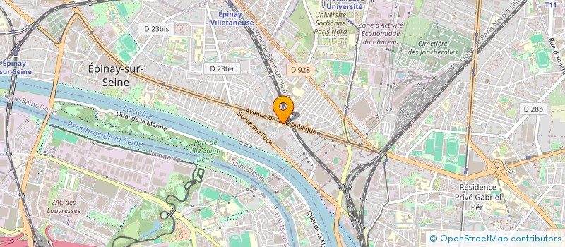 localisation de l'entreprise MADAME HADJILA MOUNA  EPINAY-SUR-SEINE