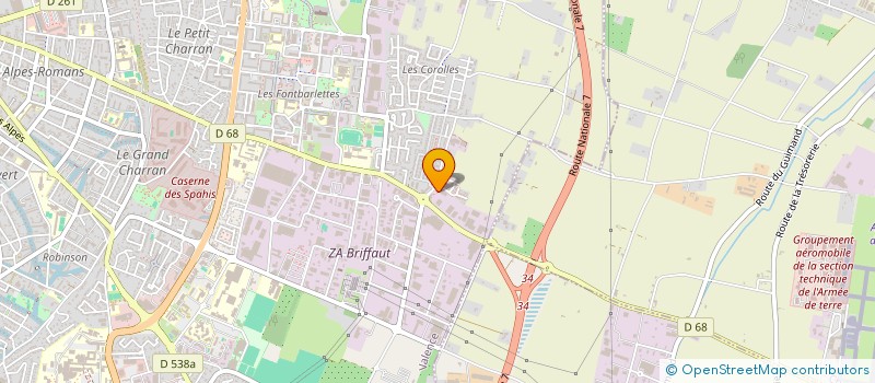 localisation de l'entreprise MADAME HADJIRA FILALI  VALENCE