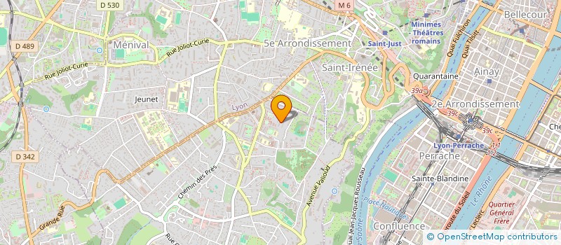 localisation de l'entreprise MADAME HADJIRA ZOUAOUI  SAINTE-FOY-LES-LYON