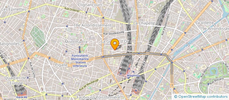 localisation de l'entreprise MADAME HADJIRATOU CISSE  PARIS