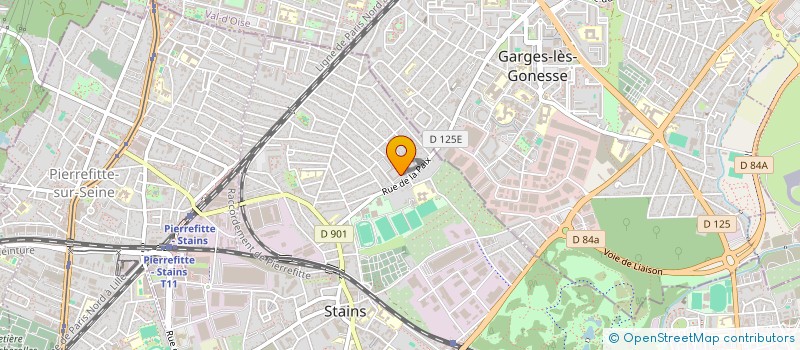 localisation de l'entreprise MADAME HADOUN SOUMARE  STAINS