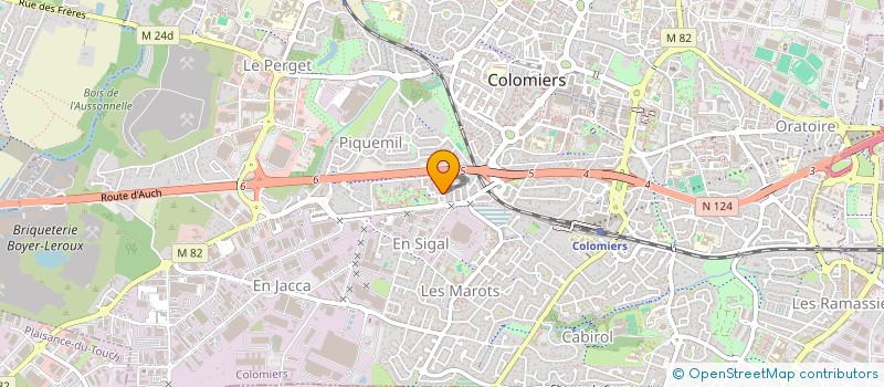 localisation de l'entreprise MADAME HADRIA BADER à COLOMIERS