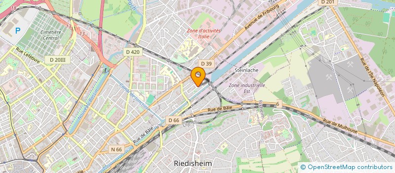 localisation de l'entreprise MADAME HADYA DOUAISSIA  RIEDISHEIM