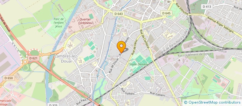 localisation de l'entreprise MADAME HADYA QOZAM  DOUAI