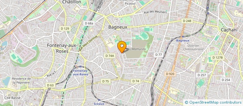 localisation de l'entreprise MADAME HAENG KYUNG KIM à BAGNEUX