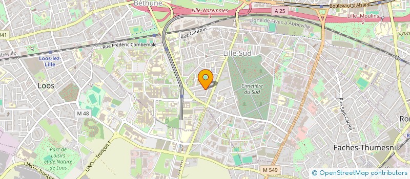 localisation de l'entreprise MADAME HAFIDA ABDELLAOUI à LILLE