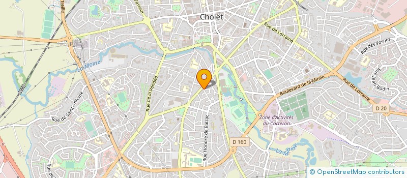 localisation de l'entreprise MADAME HAFIDA AKDIM à CHOLET