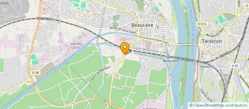 localisation de l'entreprise MADAME HAFIDA BOUKARI à BEAUCAIRE