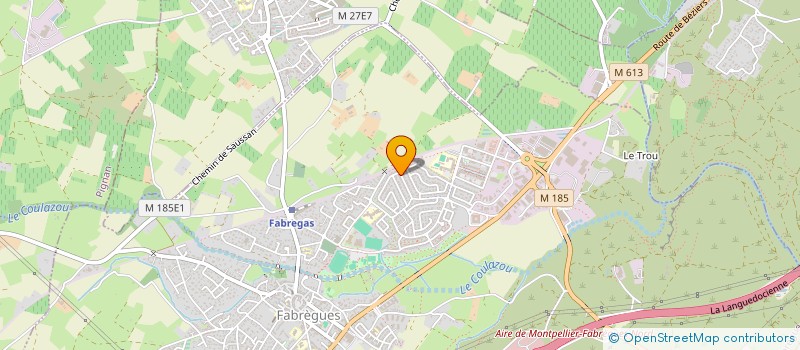 localisation de l'entreprise MADAME HAFIDA CHERIF à FABREGUES