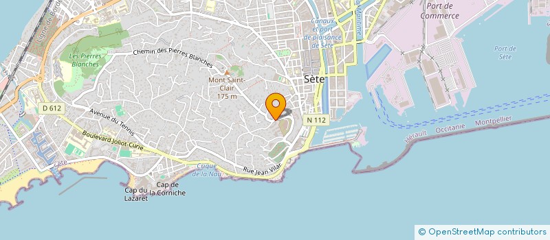 localisation de l'entreprise MADAME HAFIDA EL AOUAD à SETE