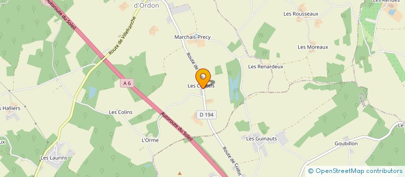 localisation de l'entreprise MADAME HAFIDA EL MAOUNI  SAINT-LOUP-D'ORDON