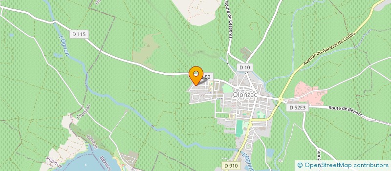 localisation de l'entreprise MADAME HAFIDA EL MOUHAJIR  OLONZAC