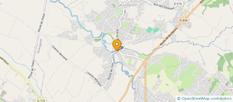 localisation de l'entreprise MADAME HAFIDA H'MADOU CHEYEN  SAUVAGNON