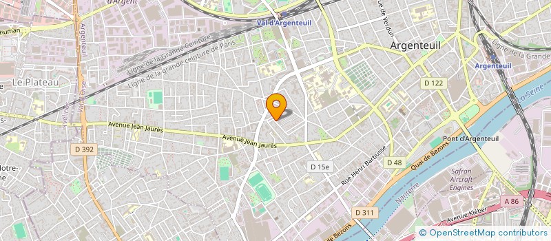 localisation de l'entreprise MADAME HAFIDA HAFIDA  ARGENTEUIL