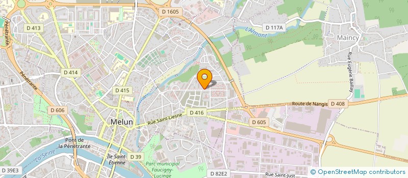 localisation de l'entreprise MADAME HAFIDA HARKATI à MELUN