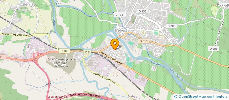 localisation de l'entreprise MADAME HAFIDA KADDOURI  LAURE-MINERVOIS