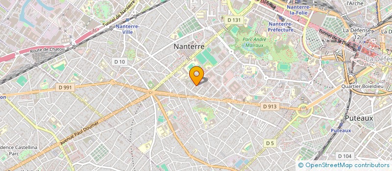 localisation de l'entreprise MADAME HAFIDA KANOUNE à NANTERRE
