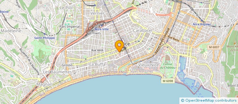 localisation de l'entreprise MADAME HAFIDA KHALIL à NICE