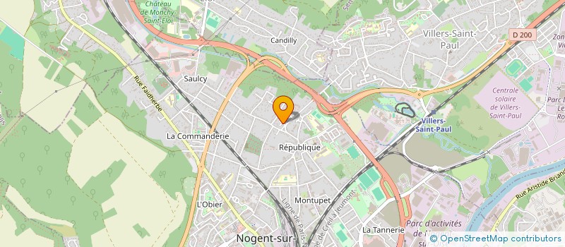 localisation de l'entreprise MADAME HAFIDA MESSAOUDENE  NOGENT-SUR-OISE