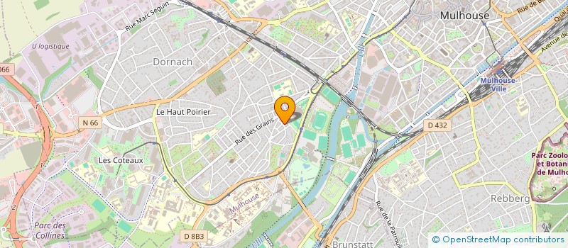 localisation de l'entreprise MADAME HAFIDA MOUAMMINE  MULHOUSE