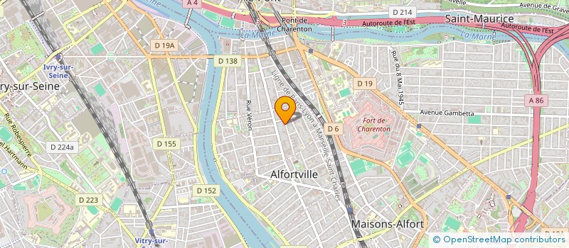 localisation de l'entreprise MADAME HAFIDA SADAOUI à ALFORTVILLE