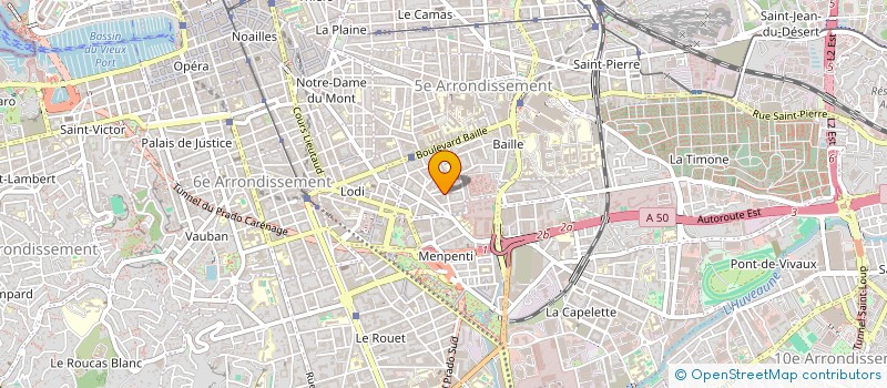 localisation de l'entreprise MADAME HAFIDHA BEROUAL à MARSEILLE