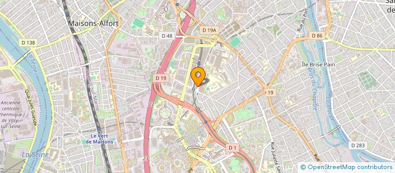 localisation de l'entreprise MADAME HAFIDHA DAHMANA  CRETEIL