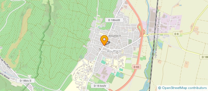 localisation de l'entreprise MADAME HAFIDHA DHAHBI  ROUFFACH