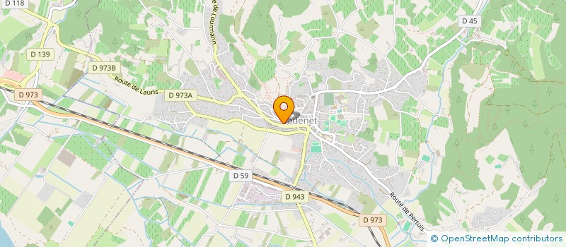 localisation de l'entreprise MADAME HAFIDHA DJEDDOU  CADENET