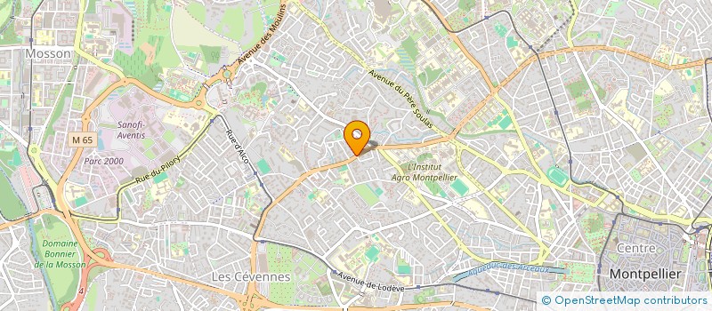 localisation de l'entreprise MADAME HAFIDHA HASSAINIA à MONTPELLIER
