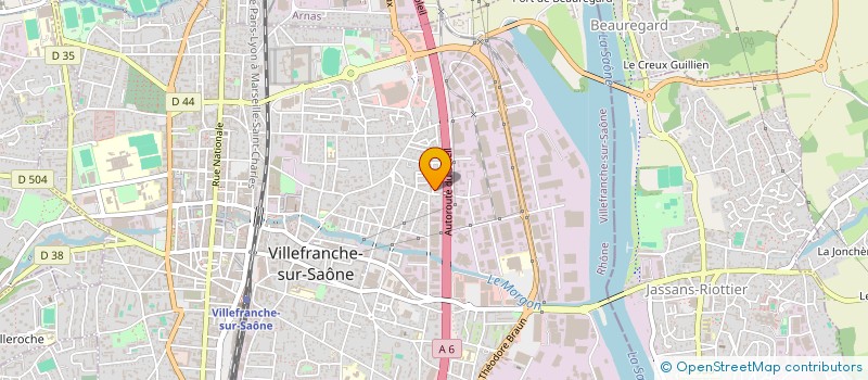 localisation de l'entreprise MADAME HAFIZA LATRECHE  VILLEFRANCHE-SUR-SAONE