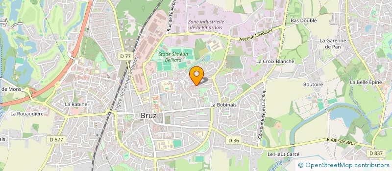 localisation de l'entreprise MADAME HAFOUSSOI ATHOUMANI  BRUZ