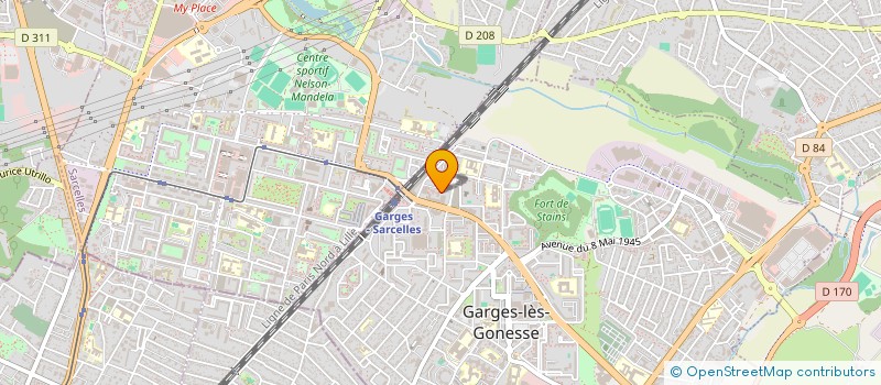 localisation de l'entreprise MADAME HAFSA BENAOUICHA à GARGES-LES-GONESSE