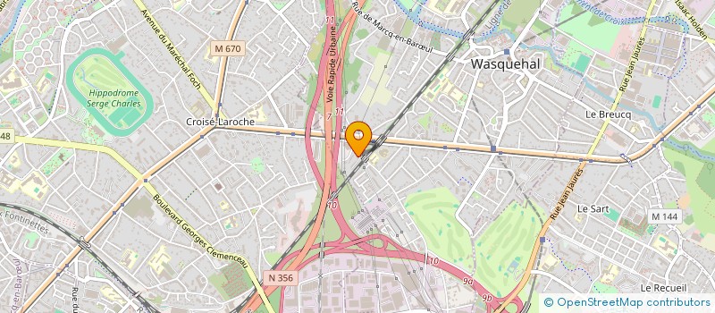 localisation de l'entreprise MADAME HAFSA EL ANSARI  WASQUEHAL