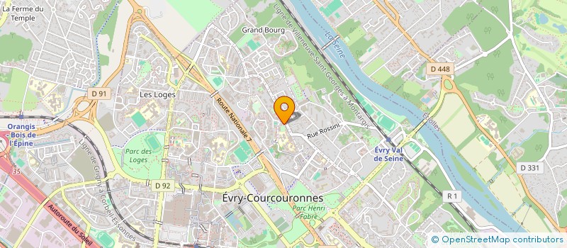 localisation de l'entreprise MADAME HAFSA KLOUCHA à EVRY-COURCOURONNES