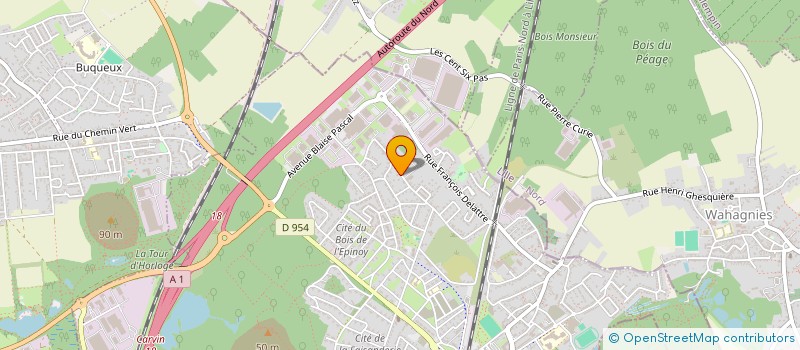 localisation de l'entreprise MADAME HAFSA SABER  LIBERCOURT